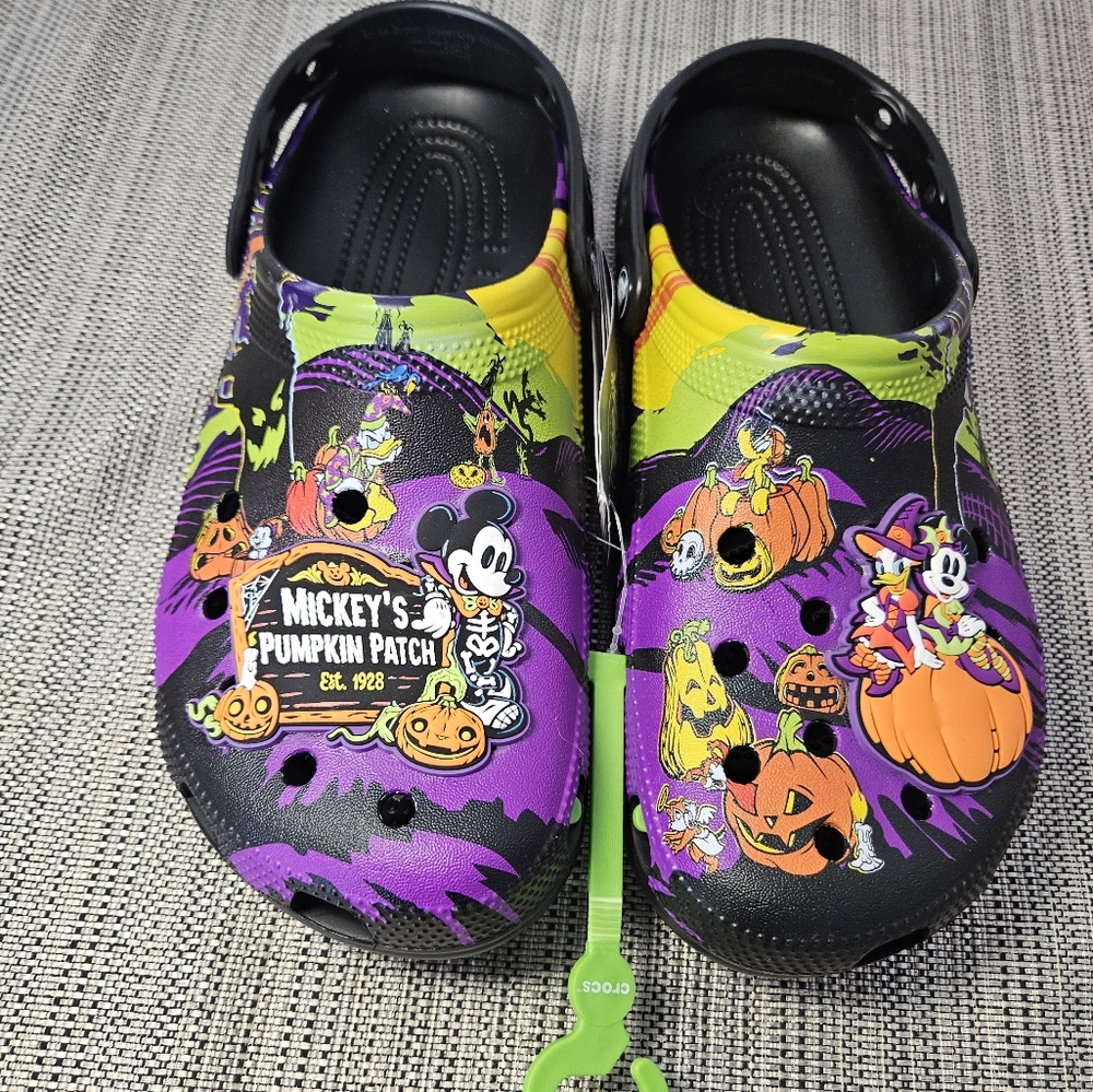 CROCS X DISNEY Mickey's Pumpkin Patch Women's 10 / Men's 8